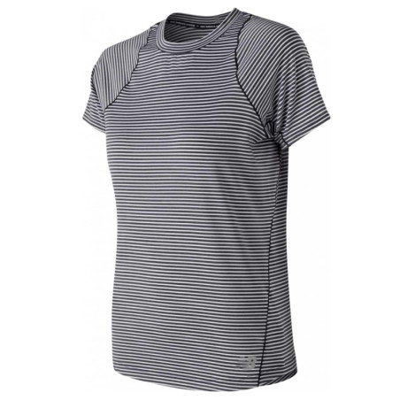 T-Shirt Running NEW BALANCE Femme Seasonless SHORT SLEEVE Gris/ Taupe AH 2019
