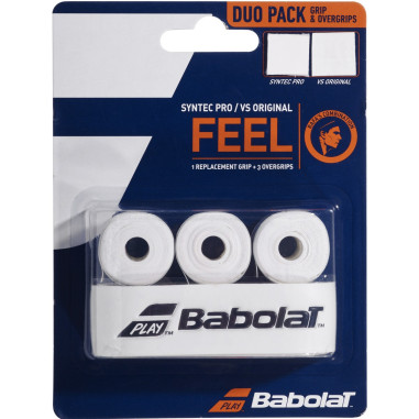 Grip BABOLAT Syntec Pro / VS Original Blanc