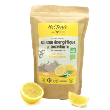 Boisson ENERGETIQUE ANTIOXYDANTE MELTONIC Citron/ Guarana / G. Royale 700gr