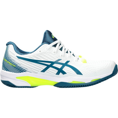 Chaussures ASICS Homme SOLUTION SPEED FF2 Terre Battue Blanc / Bleu AH 2023