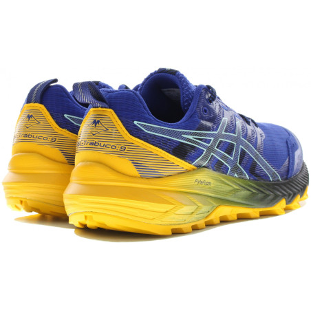 Chaussures Running ASICS Homme GEL-TRABUCO 9 Bleu / Jaune AH 2021