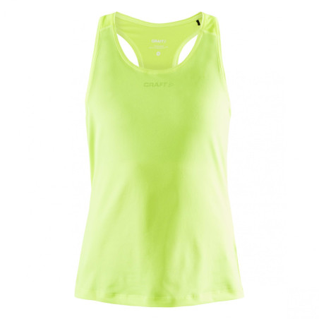 Débardeur Running CRAFT Femme ADV Essence Singlet Jaune PE 2022