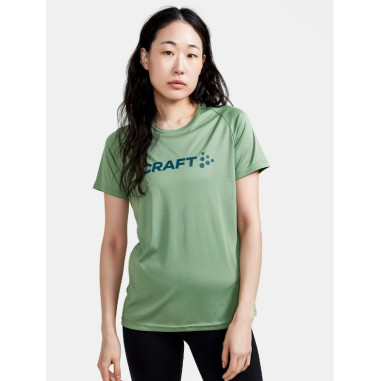 T-Shirt Running Femme CRAFT ESSENCE LOGO TEE Vert AH 2022