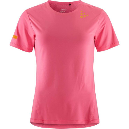 T-Shirt Running CRAFT Femme PRO HYPERVENT 2 Rose PE 2024
