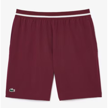 Short LACOSTE Homme SPORTSUIT DJOKOVIC Bordeaux 2024