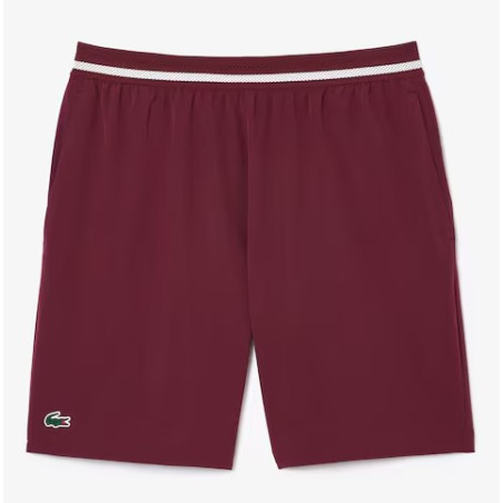 Short LACOSTE Homme SPORTSUIT DJOKOVIC Bordeaux 2024