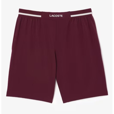 Short LACOSTE Homme SPORTSUIT DJOKOVIC Bordeaux 2024