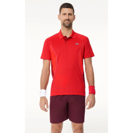 Short LACOSTE Homme SPORTSUIT DJOKOVIC Bordeaux 2024