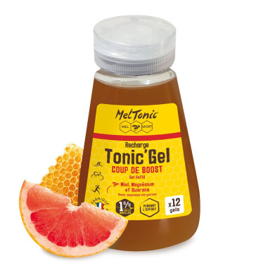 Recharge 12gels MELTONIC COUP DE BOOST Miel / Guarana 240g 2023 