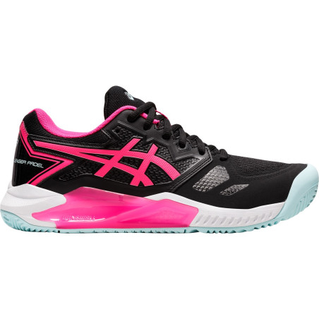 Chaussures Padel ASICS Femme CHALLENGER 13 Noir / Rose / Turquoise PE 2022