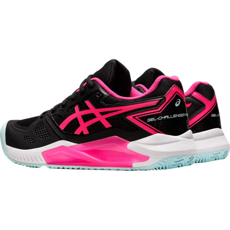 Chaussures Padel ASICS Femme GEL-CHALLENGER 13 Noire / Rose 2022