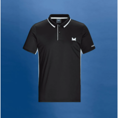 Polo MOURATOGLOU Homme MATCH Noir / Blanc PE 2024 2