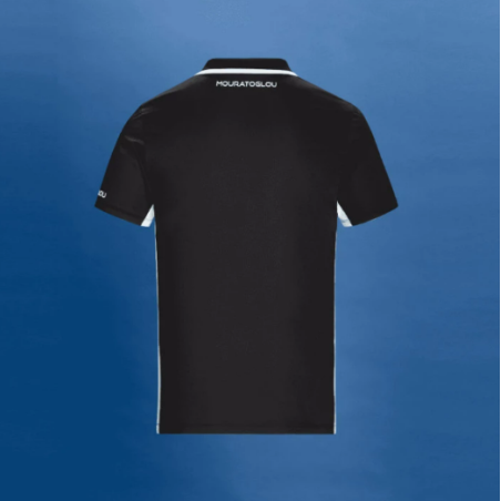 Polo MOURATOGLOU Homme MATCH Noir / Blanc PE 2024