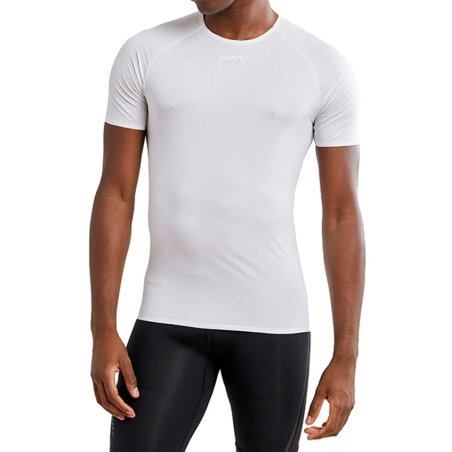 T-Shirt Running CRAFT Homme PRO DRY NANOWEIGHT Blanc PE 2024