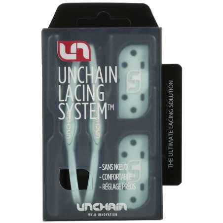 Lacets UNCHAIN ELASTIC Bleu 