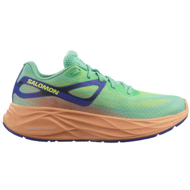 Chaussures Running SALOMON Femme AERO GLIDE Vert / Saumon AH 2023