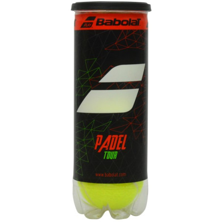Tube de 3 balles Padel BABOLAT PADEL TOUR