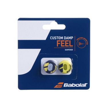 Antivibrateur BABOLAT CUSTOM DAMP Noir / Jaune Fluo