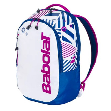 Sac à dos Junior BABOLAT BACPACK KIDS 3 RD Blanc / Rose / Bleu 2024