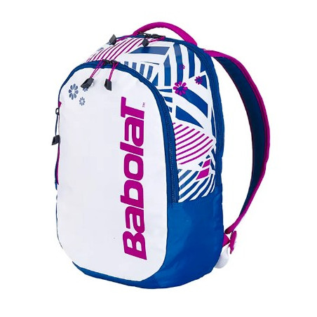 Sac à dos Junior BABOLAT BACPACK KIDS 3 RD Blanc / Rose / Bleu 2024