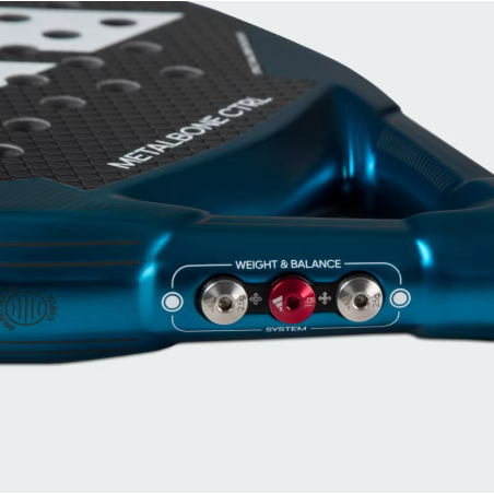 Raquette Padel ADIDAS METALBONE CTRL Noir / Bleu (355 g) 2024