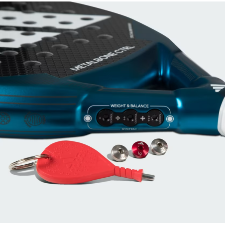 Raquette Padel ADIDAS METALBONE CTRL Noir / Bleu (355 g) 2024