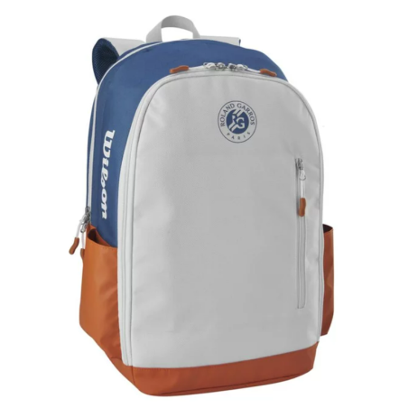 Sac à dos WILSON ROLAND GARROS Blanc / Bleu / Orange PE 2024