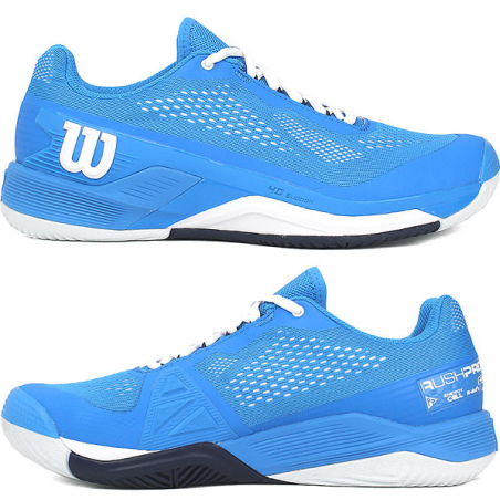 Chaussures WILSON Homme RUSH PRO 4.0 Toutes Surfaces Bleu AH 2023