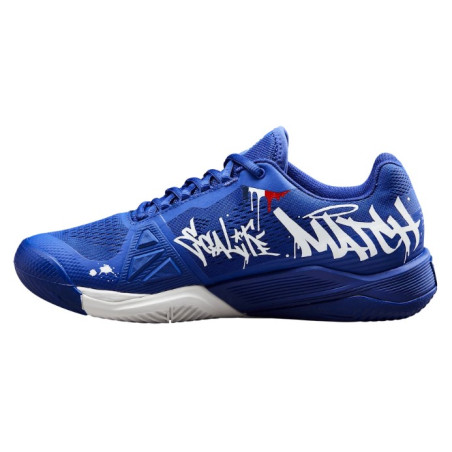 Chaussures WILSON Homme RUSH PRO 4.0 HOPE PARIS Terre Battue Bleu / Blanc 2023