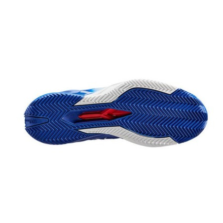 Chaussures WILSON Homme RUSH PRO 4.0 HOPE PARIS Terre Battue Bleu / Blanc 2023