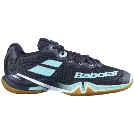 Chaussures Indoor BABOLAT Femme SHADOW TEAM Noire / Turquoise 2021