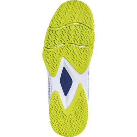Chaussures Padel BABOLAT Femme JET SENSA Gris / Jaune PE 2022