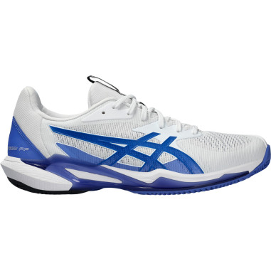 Chaussures ASICS Homme SOLUTION SPEED FF 3 Terre Battue Blanc / Bleu PE 2024