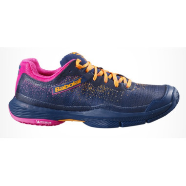 Chaussures Padel BABOLAT Femme JET RITMA Violet / Orange PE 2023