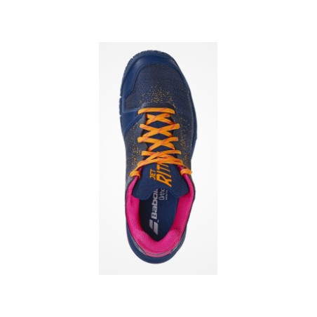Chaussures Padel BABOLAT Femme JET RITMA Violet / Orange PE 2023