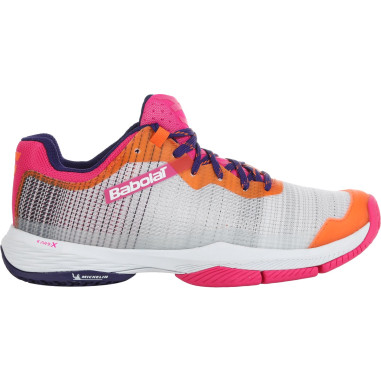 Chaussures Padel BABOLAT Femme JET RITMA Grise / Rose AH 2021