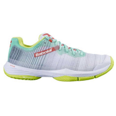 Chaussures Padel BABOLAT Femme JET RITMA Blanc / Vert /...