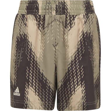 Short ADIDAS Garçon B PRINTED Kaki / Noir AH 2021