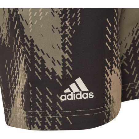 Short ADIDAS Garçon B PRINTED Kaki / Noir AH 2021