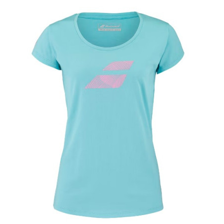 T-Shirt BABOLAT Femme EXERCISE FLAG Turquoise 2023