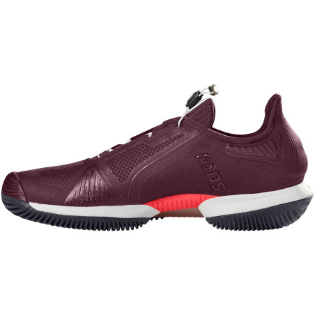Chaussures WILSON Femme KAOS RAPIDE Toutes Surfaces Bordeaux / Blanche 2021