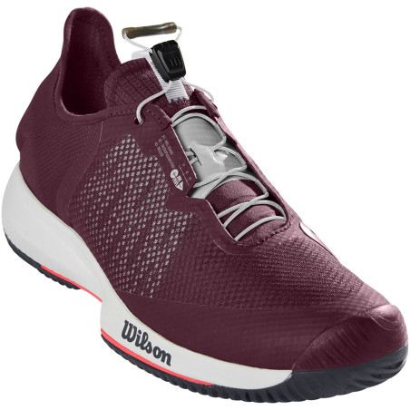 Chaussures WILSON Femme KAOS RAPIDE Toutes Surfaces Bordeaux / Blanche 2021
