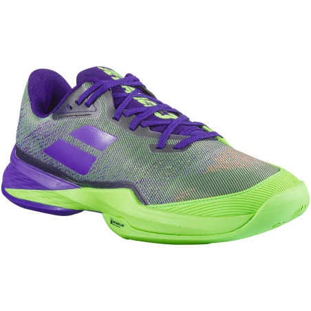 Chaussures BABOLAT Homme JET MATCH 3 All Court Violet  / Vert  PE 2021