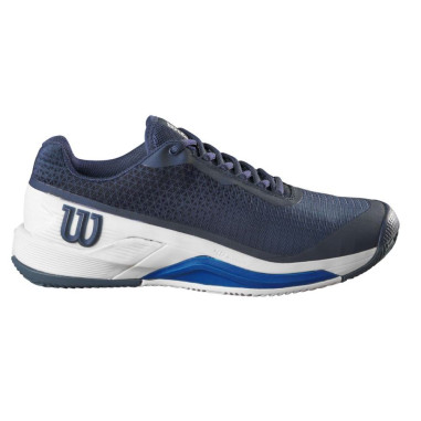 Chaussures WILSON Homme RUSH PRO 4.0 Terre Battue Bleu / Blanc PE 2023