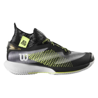 Chaussures WILSON Homme KAOS RAPIDE Terre Battue Noir / Jaune 2023
