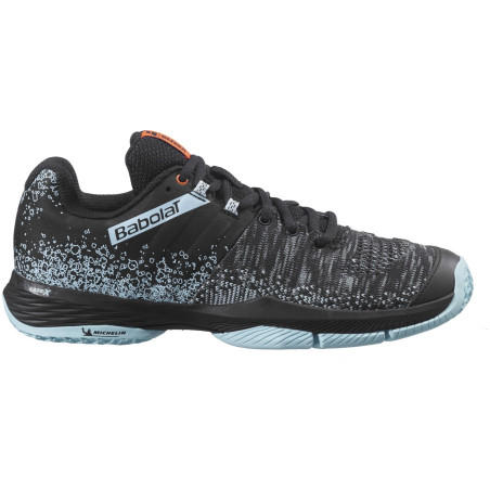 Chaussures Padel BABOLAT Femme JET SENSA Bleu / Noir PE 2021