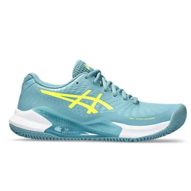 Chaussures ASICS Femme GEL-CHALLENGER 14 Terre Battue Turquoise / Jaune AH 2023