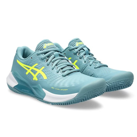 Chaussures ASICS Femme GEL-CHALLENGER 14 Terre Battue Turquoise / Jaune AH 2023