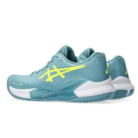 Chaussures ASICS Femme GEL-CHALLENGER 14 Terre Battue Turquoise / Jaune AH 2023