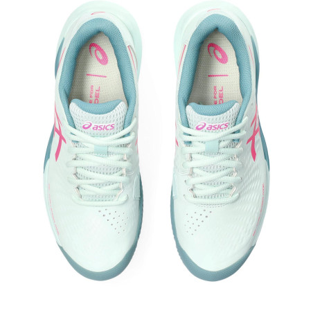 Chaussures Padel ASICS Femme GEL-CHALLENGER 14 Gris / Bleu / Rose AH 2023